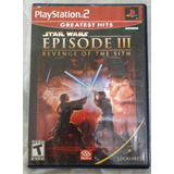 Jogo Star Wars Epísode 3 Playstation 2 Midia Fisica Original