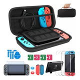 Nintendo Switch Kit De Accesorios Con Estuche Para 16 En 1