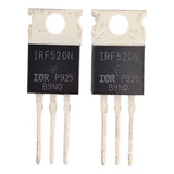 02 Transistor Mosfet Irf520 = Fqp13n10 Irf520n 100v Radio Px