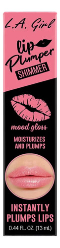 L.a. Girl Lip Plumper Brillo Gloss  Tono Shimmee Rosa