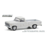 Greenlight 1:64 1973 Ford F-100 Pickup Camioneta Blanco 1:64 Color Rojo