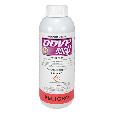 Insecticida Tridente DDVP 500U Diclorvos Contra Cucarachas Alacranes Polillas 1L | Meses sin interés