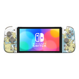 Control Nintendo Switch Split Pad Pikachu Blanco Con Azul Ho