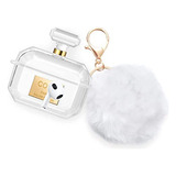 Airpod Pro Case Perfume Bottle Design With Cute Keychai...