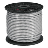 Cable De Acero 3/32  7x7 Recubierto Pvc 75 M Fiero 44221