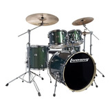 Ludwig Bateria Acustica Lcee22018i 5 Piezas Green Sparkle