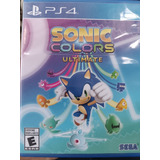 Sonic Colors Ultimate Físico Para Ps4 Y Ps5