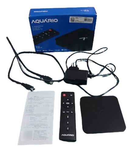 Tv Box 4k Aquário Completo Com Nota Fiscal