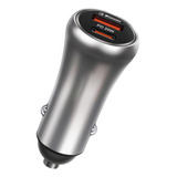 Carregador Veicular Carro Turbo 20w Usb E Tipo C Usb C