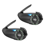 X2 Intercomunicador Moto Ejeas Q8 Bluetooth 1200mts 6 Piloto