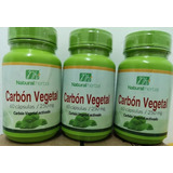 Carbón Vegetal Activado Nh 3 Fcos 180cap 250mg. Gastritis 