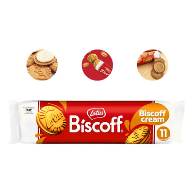 Galletas Lotus Biscoff Relleno Cream Sandwich 110g | MercadoLibre