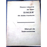 Manual De Instrucciones Nueva Máquina De Tejer Singer Vv Aa