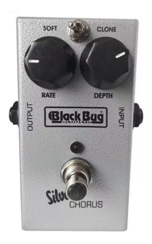 Pedal De Efeito Silver Chorus Tsc Black Bug