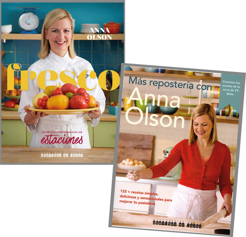 Pack Anna Olson - Mas Reposteria + Fresco