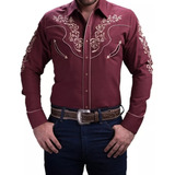 Camisa Rafael Amaya 051ca01 Vaquera Señor De Los Cielos