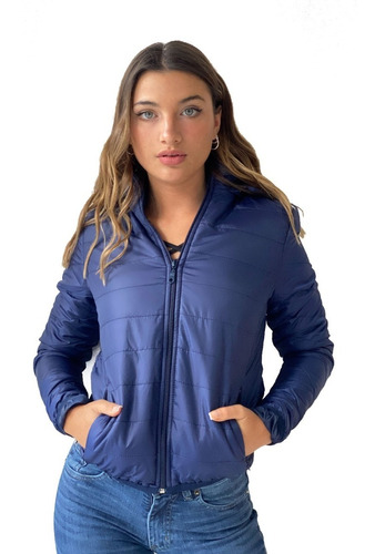 Campera Inflable Con Capucha Park- Kout Mujer
