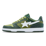 A Bathing Ape Bape Sk8 Sta Green