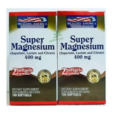 Magnesio Super Magnesium 400mg X2 - Unidad a $1459