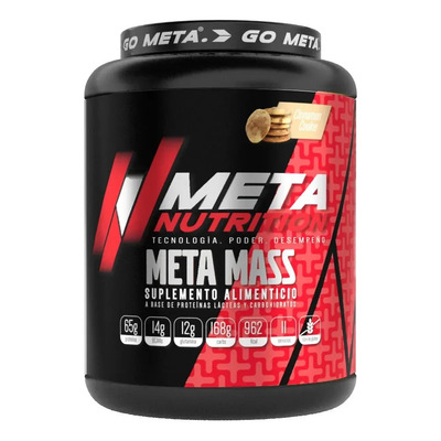 Proteina Meta Nutrition Meta Mass 2.72 Kg Sabor galleta canela | MercadoLibre
