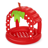 Pileta Inflable Con Techo Frutilla Bebe Niño Bestway 52387