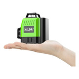 Nível Laser Hilda Ls178 3d Verde 12 Linhas Com Controle + Bolsa