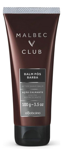 Bálsamo Para Después Del Afeitado Malbec Club 100 G De O Boticário