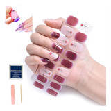 A Kit Diy Nail Stickers Pegatinas De Uñas De Gel Semicurado