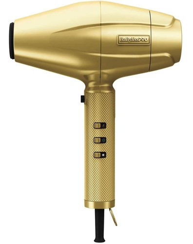 Secador De Pelo Profesional Babyliss Gold Mango Fx Premiun 