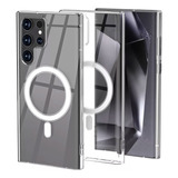 Funda Magnética Transparente Tpu Case Para Samsung S24 Ultra