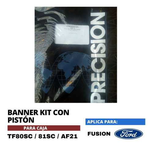 Banner Kit Con Pistn Tf80sc / Tf81sc / Af21 Ford Fusion Foto 2