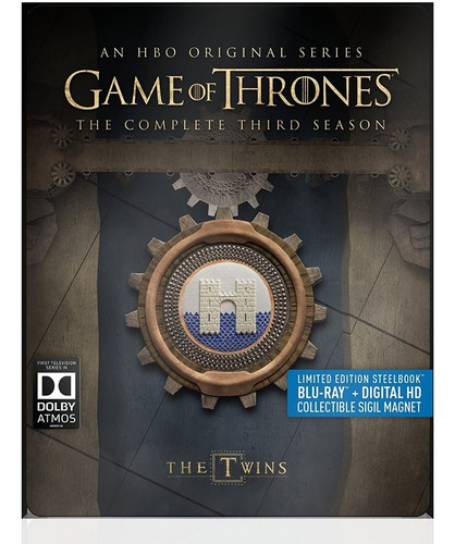 Game Of Thrones Temporada 3 Blu Ray Steelbook Nuevo