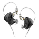 Auriculares In-ear Negros Kz Zex (sin Micrófono)