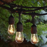 A 12 Serie De Luces Exterior Vintage Con Focos Renovables