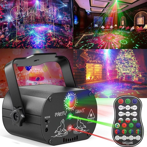 60 Padrão Rgb Led Disco Light Projeção Lâmpada