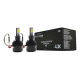 Lampada Led Automotivas 2d H3 4300k Efeito Xênon 12v