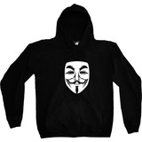 Buzo Hoodie Anonymous Hacker Gamer Estampado Tv Urbanoz
