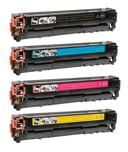 Kit 4x Toner Compativel Com Cp1215 Cp1515 Cm1312 Cb540