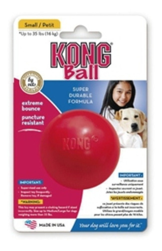 Pelota Caucho Kong Classic Small Para Perro