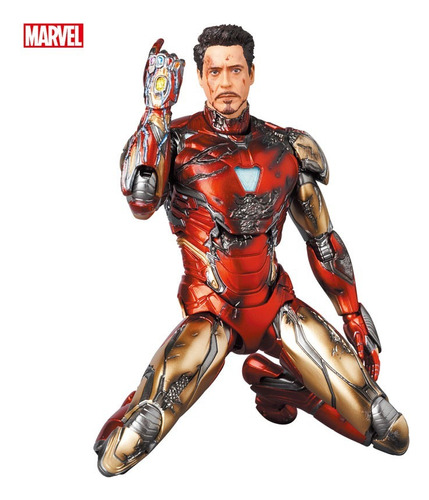 Mafex Medicom Iron Man Mark85 (battle Damage) Figura Sellada