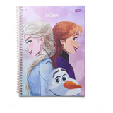 Caderno Espiral Disney Frozen Elsa Jandaia 1 Materia 80 Fls