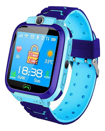 Reloj Inteligente Para Niños Q12 Cámara Sos, Teléfono, 2 G,