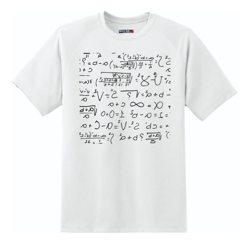 Camiseta Ecuaciones Unisex, Matemáticas, Sublimado Math30