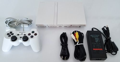 Playstation 2 Slim Ceramic White (branco)
