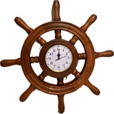 Reloj De Pared Artesanal Algarrobo 55 Cm