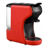 Cafetera Kanji Kjh-cm1500mc01 Automatica Roja Multicapsula