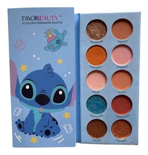 Paleta Sombras Ojos Disney Stitch Maquillaje Makeup Importad