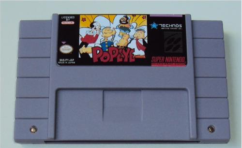 Popeye Para Super Nintendo - Traduzido Para Pt-br