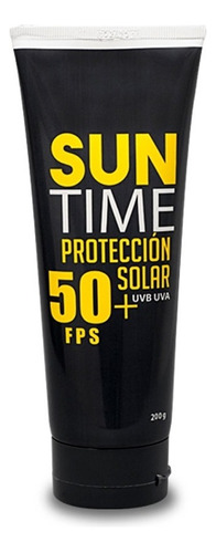 Bloqueador Solar Suntime 200ml Factor 50+ Con Dispensador