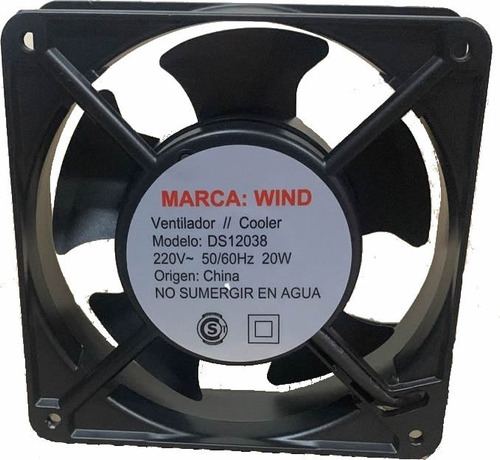 Turbina Cooler Fan 4 Pulgadas Buje 220v Extractor 120x38m